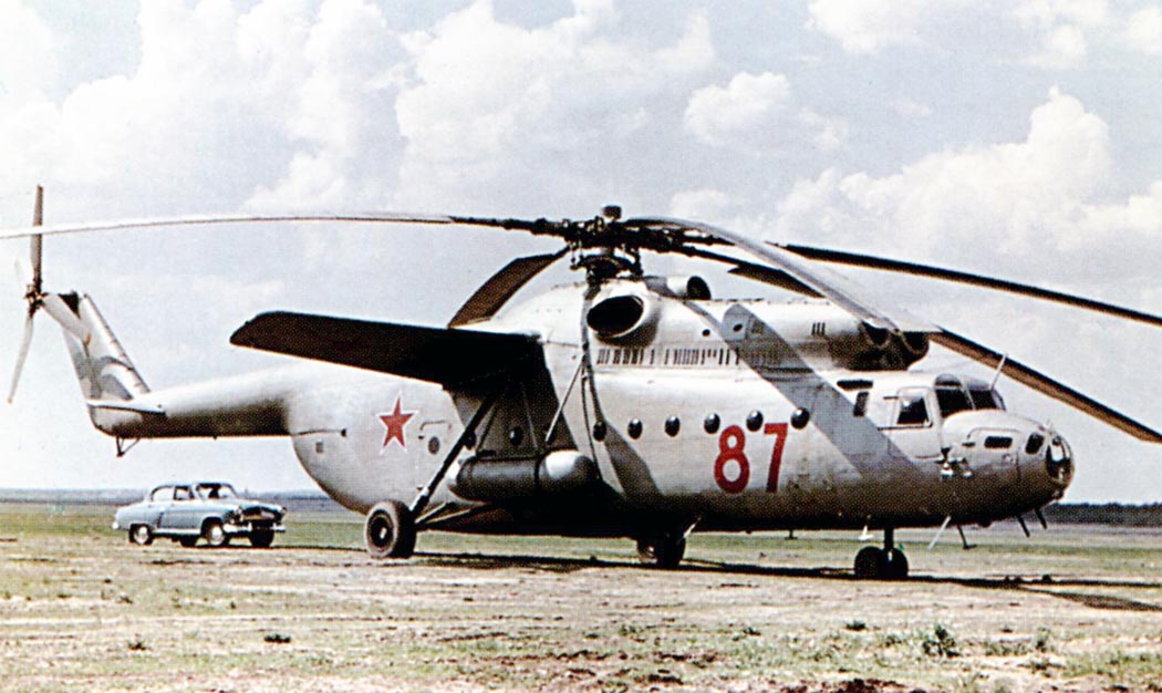 Mil Mi-6 heavy transport helicopter detail view
