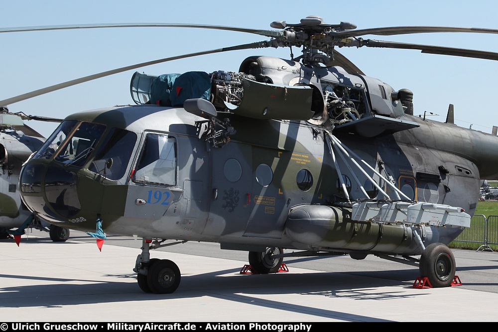 Mil Mi-8 transport helicopter side view