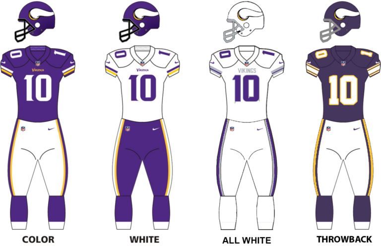 Minnesota Vikings uniform graphic
