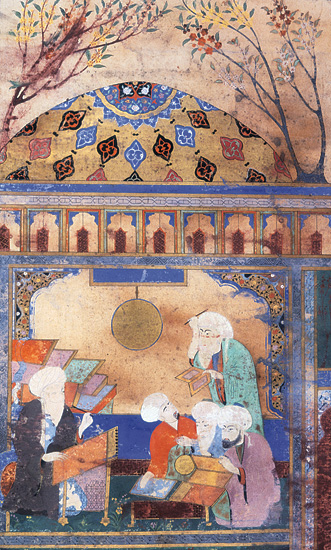 Nasir al-Din al-Tusi at Maragha Observatory
