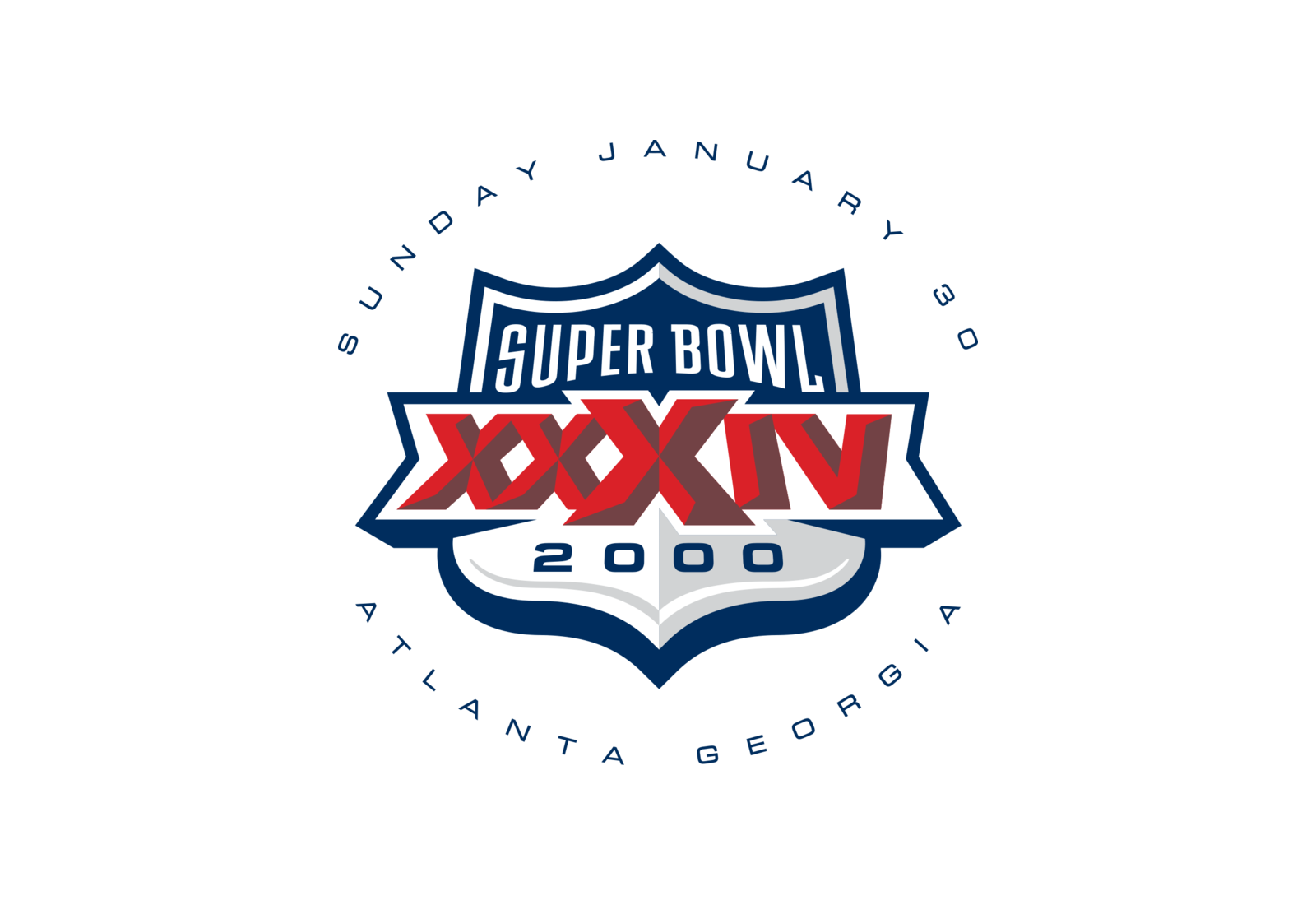 NFL Season 1999 Super Bowl XXXIV logo