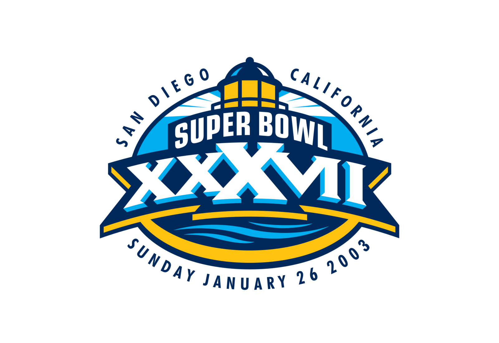 NFL Season 2002 Super Bowl XXXVII logo