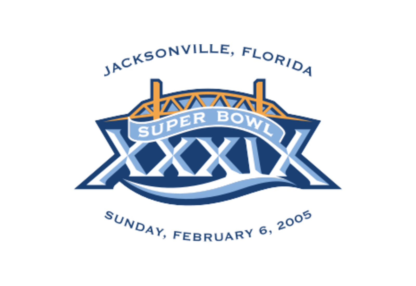 NFL Season 2004 Super Bowl XXXIX logo