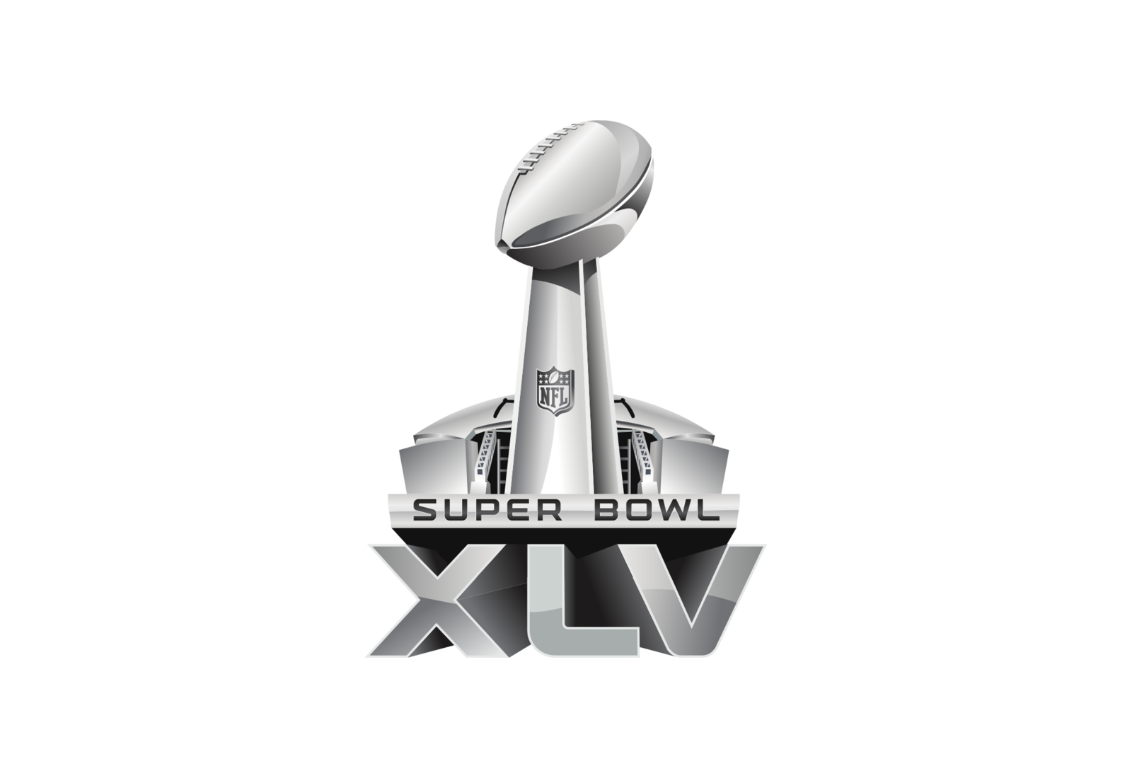 NFL Season 2010 Super Bowl XLV logo