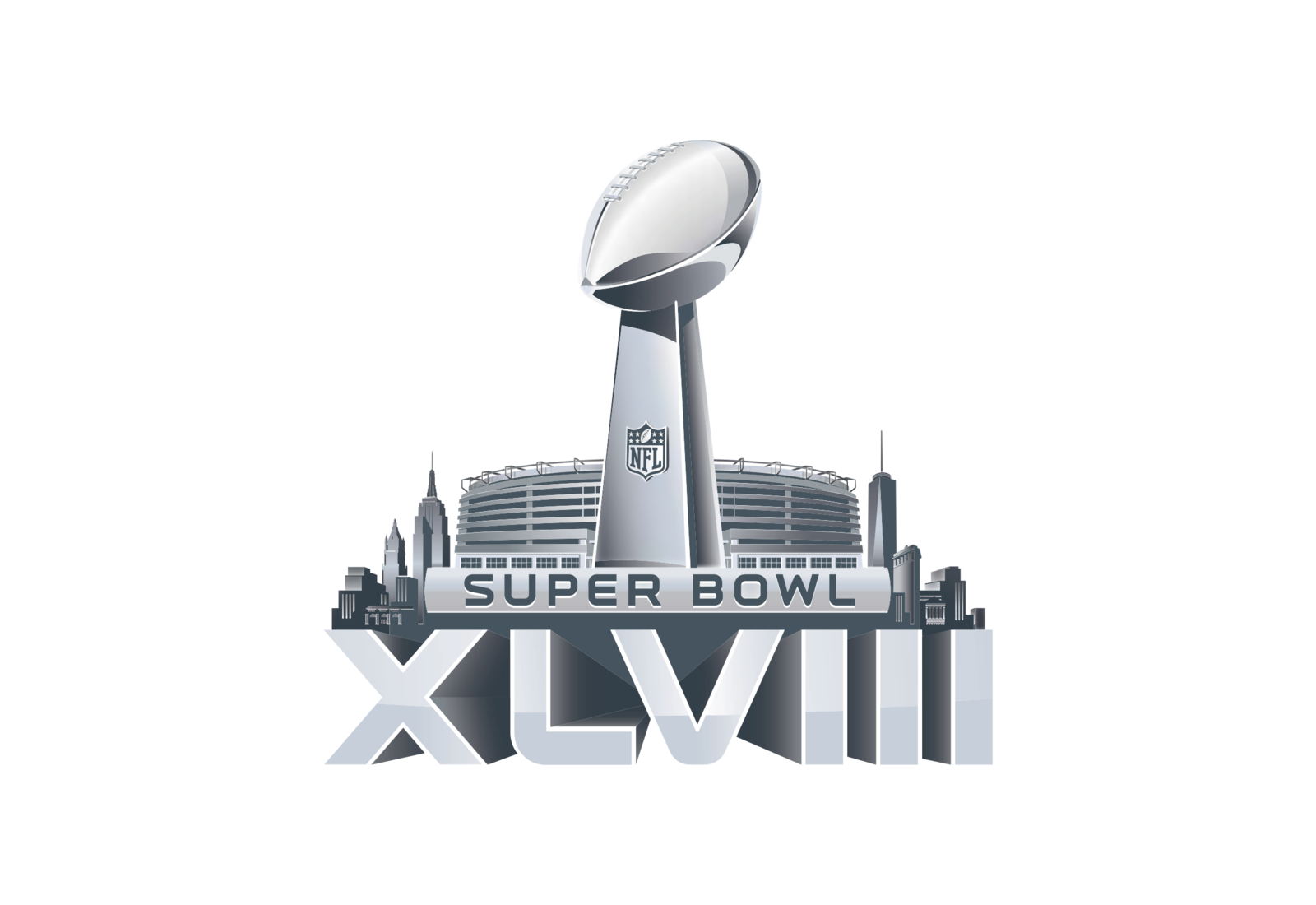 NFL Season 2013 Super Bowl XLVIII logo