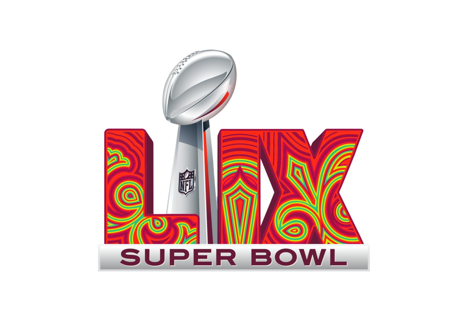 NFL Season 2024 Super Bowl LIX logo