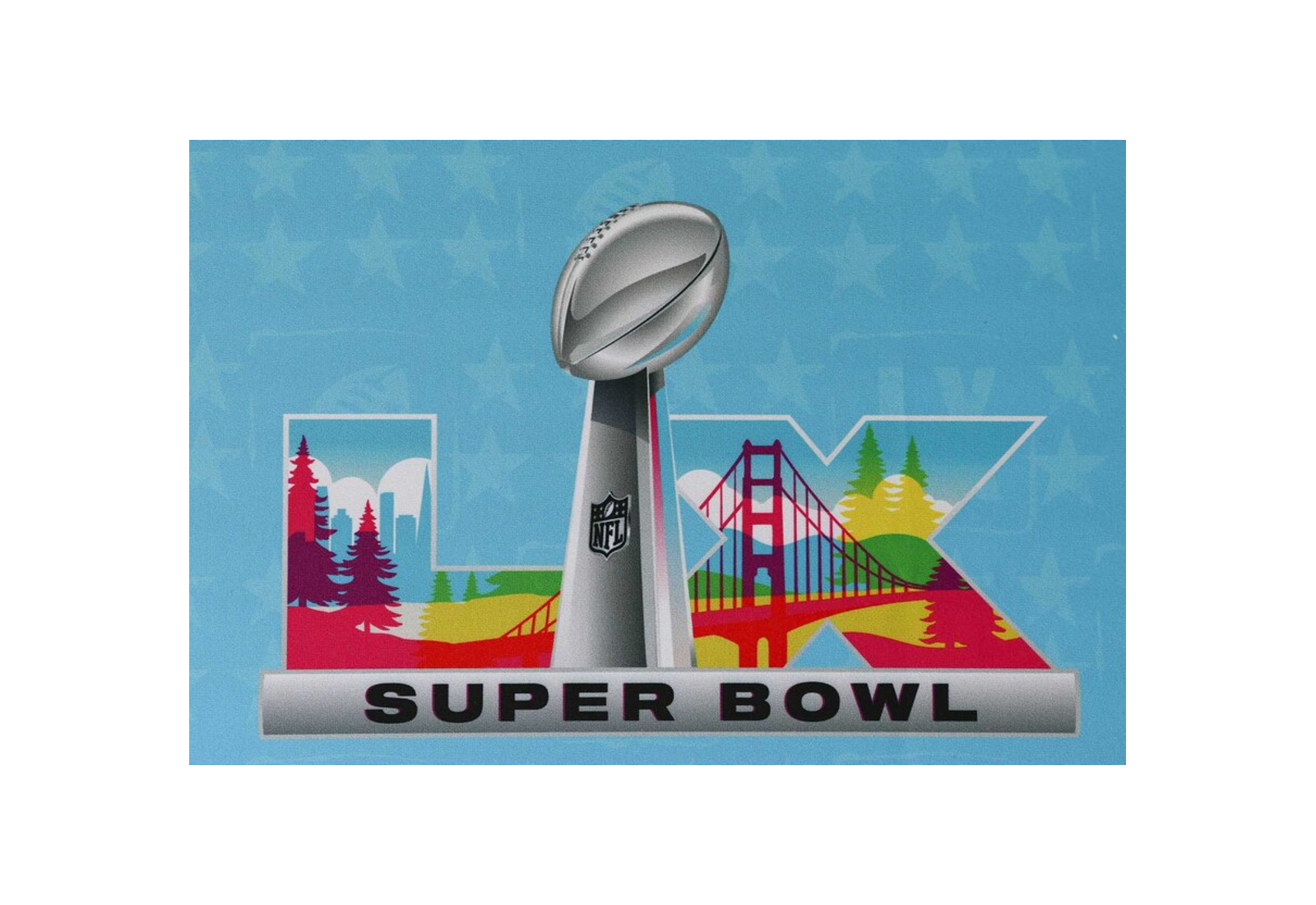 NFL Season 2025 Super Bowl LX logo