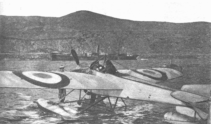 Nieuport VI.H seaplanes on the ground in a black-and-white photograph, showing early Nieuport military aviation work before the later fighter designs.