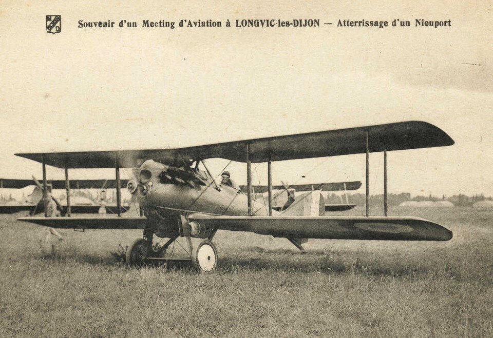 Nieuport-Delage NiD.29 C.1 aircraft on the ground, showing the French single-seat fighter produced after World War I.