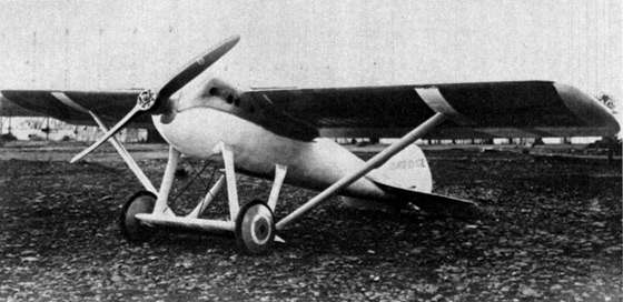 Nieuport-Delage Sesquiplan racing aircraft on the ground, showing the streamlined monoplane used for high-speed competition work.