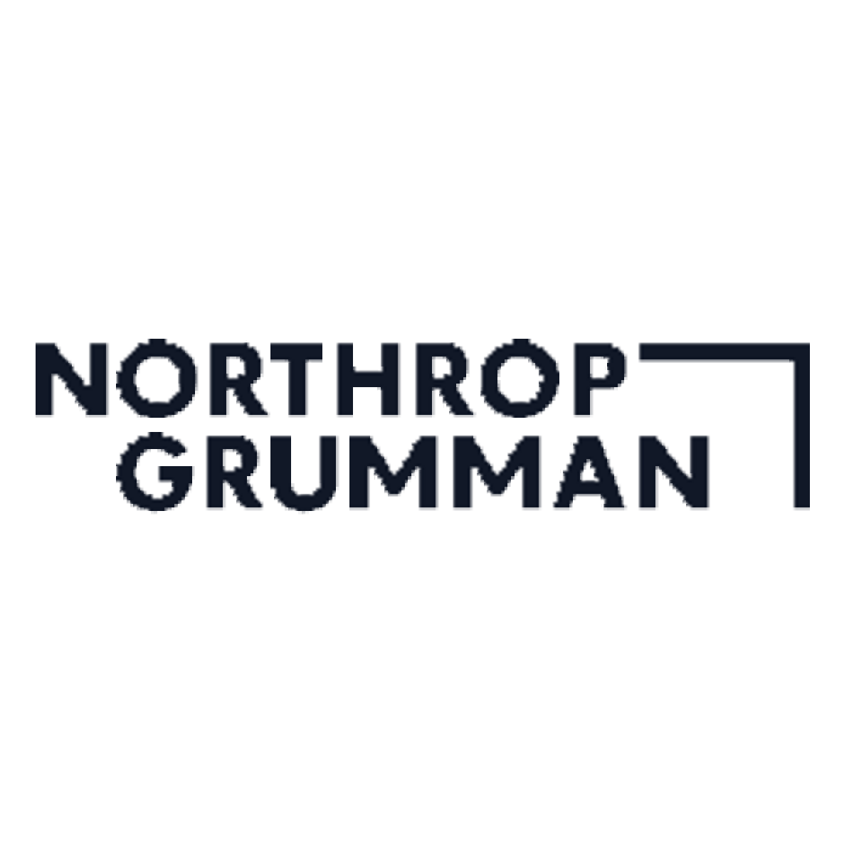 Northrop Grumman wordmark with corner-line mark