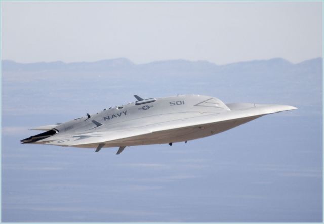 Northrop Grumman X-47B - United States Navy/Northrop Grumman X-47B Demonstrator Flies in Cruise