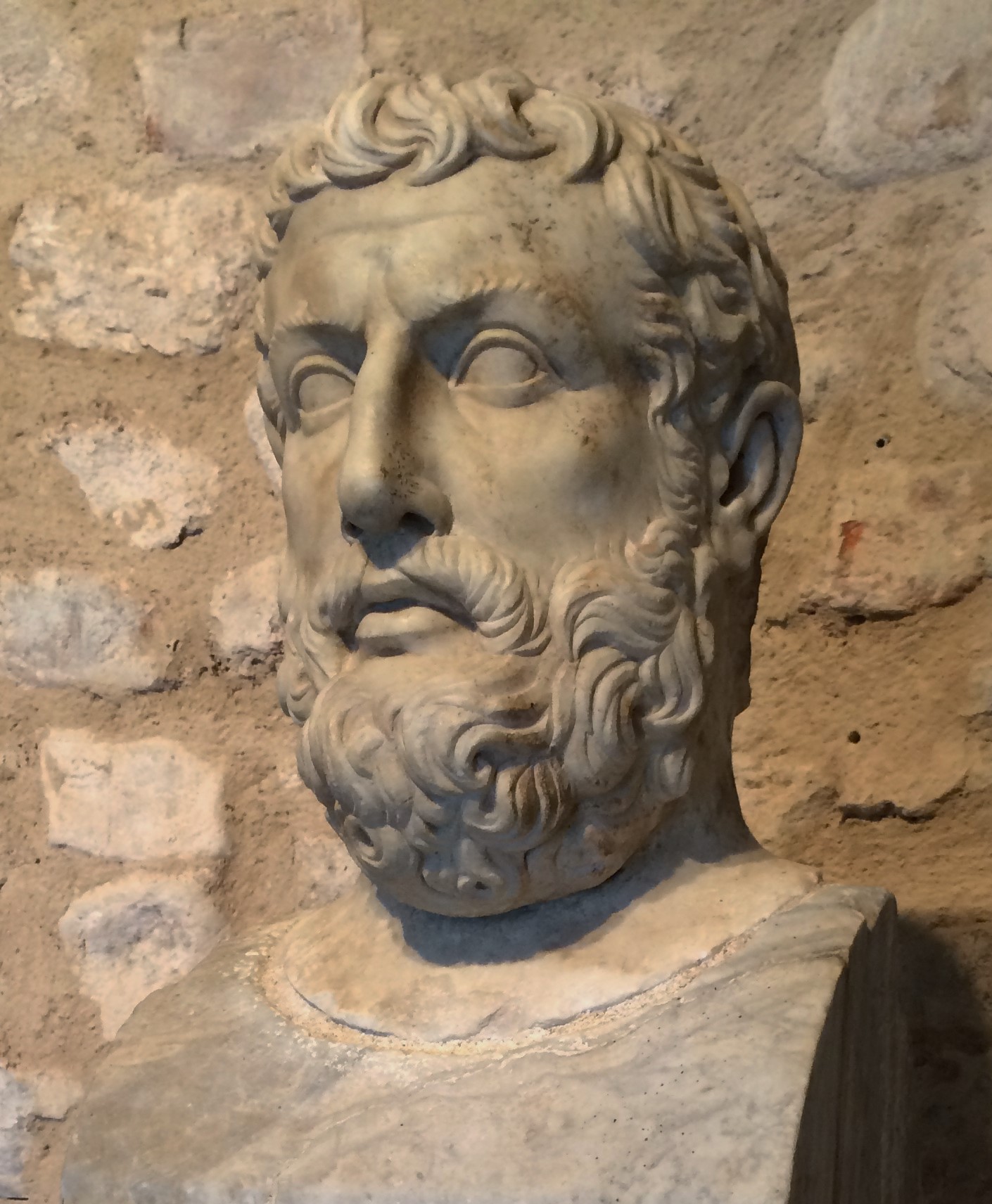 Bust of Parmenides from Velia