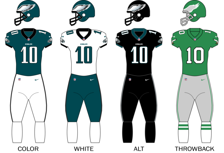 Philadelphia Eagles uniform graphic