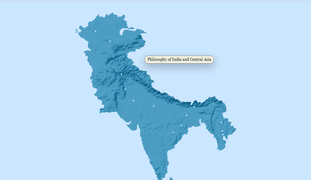 India and Central Asia Terra Avita map