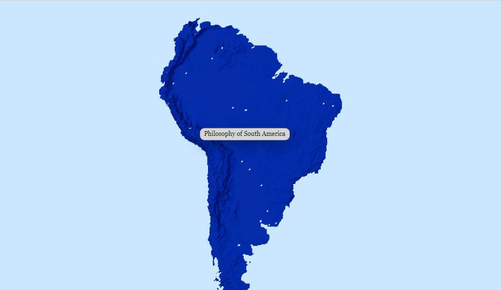 South America Terra Avita map