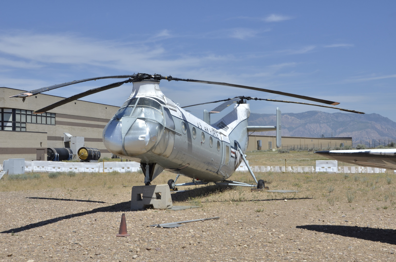 Piasecki H-21 Shawnee tandem-rotor helicopter at Hill Aerospace Museum