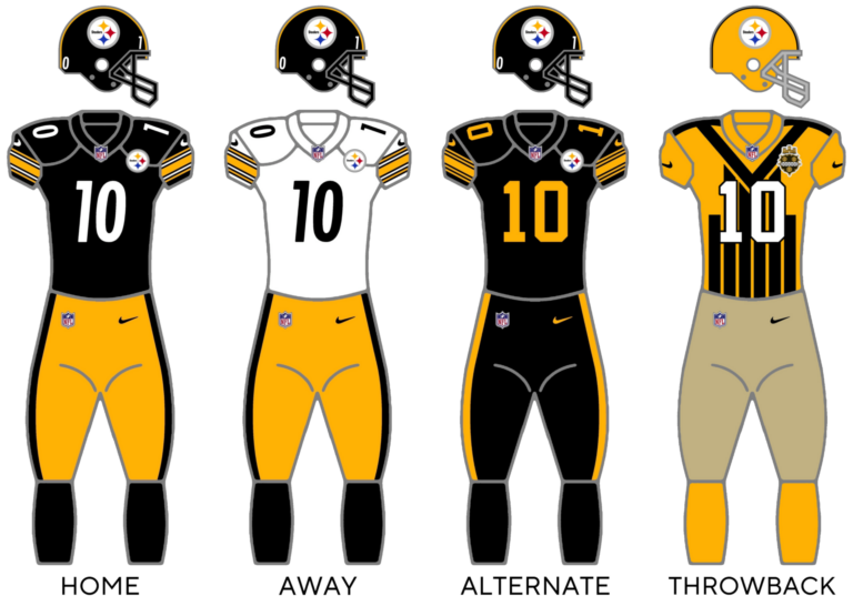 Pittsburgh Steelers uniform graphic