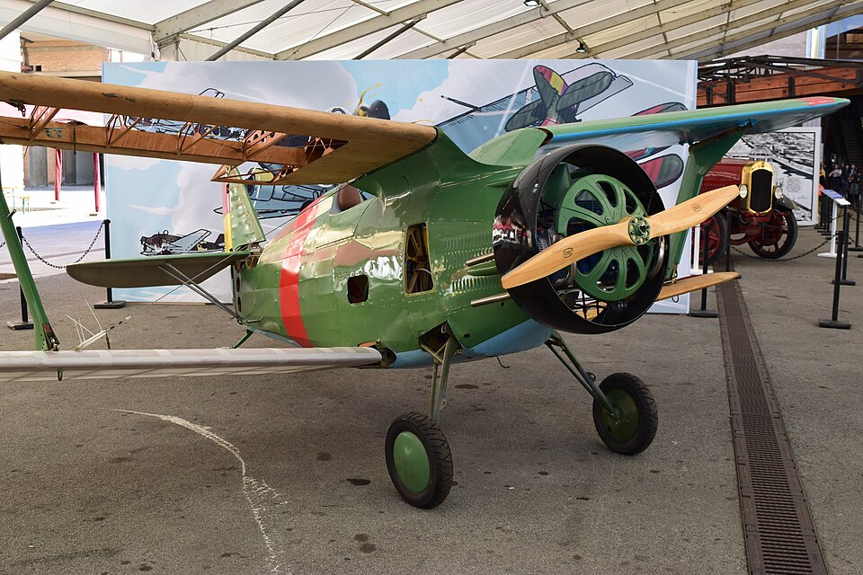 Polikarpov I-15 - Polikarpov I-15 Chaika. Barcelona International Comic Fair 2017