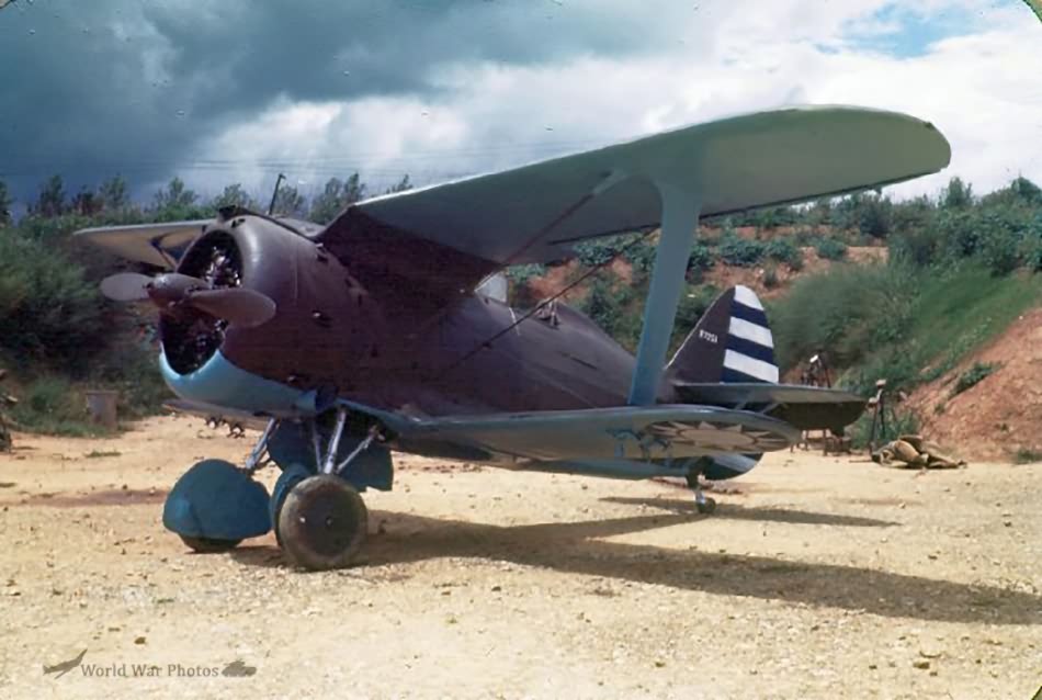 Polikarpov I-153 - Polikarpov I-153 P7250 China 2 World War Photos