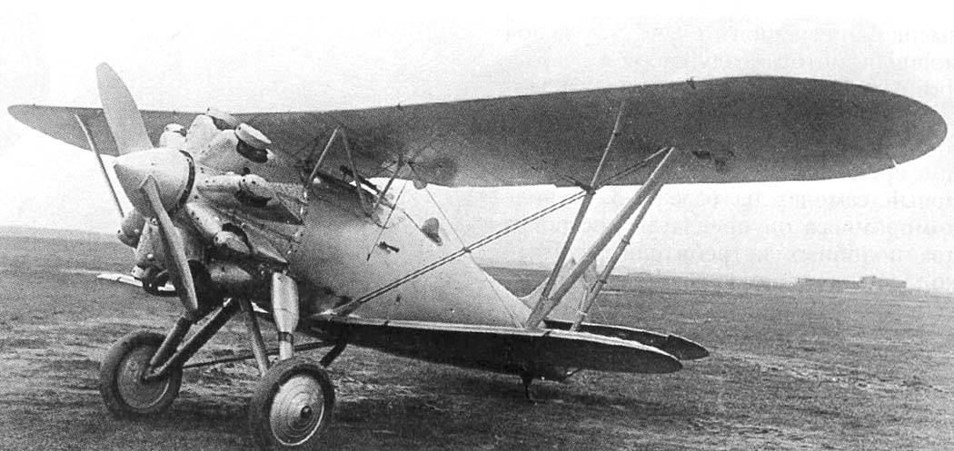 Polikarpov I-6 prototype fighter side view