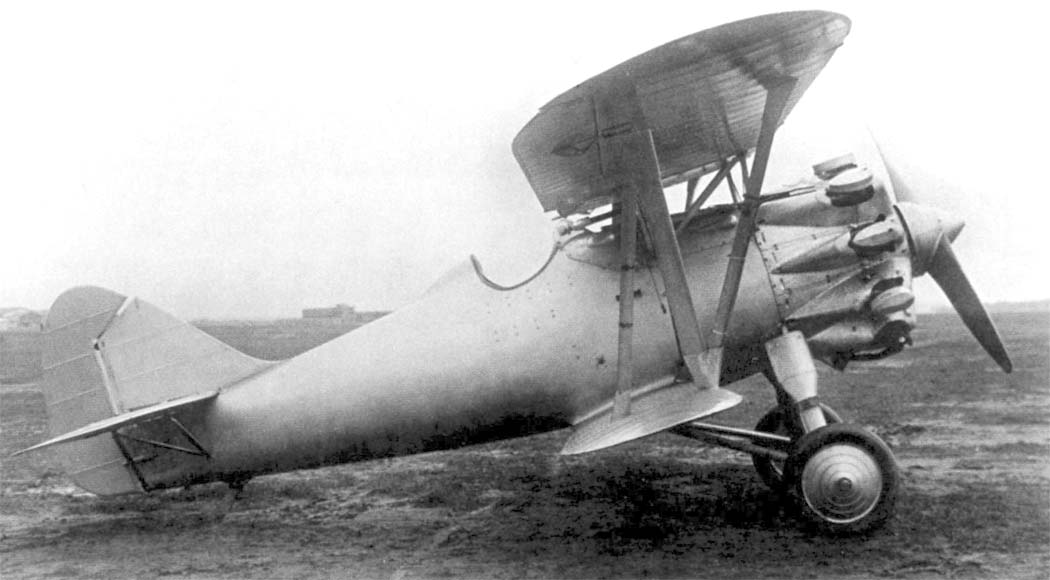 Polikarpov I-6 prototype fighter three-quarter view