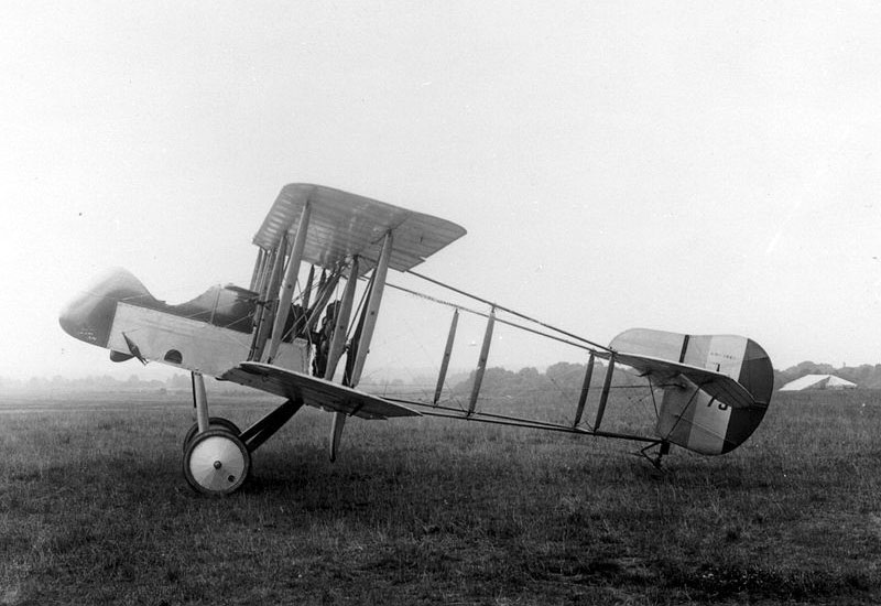 AirCo DH2 Biplane Scout Aircraft.