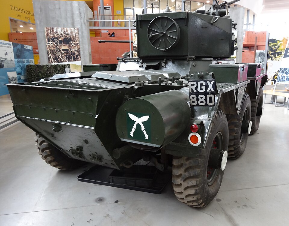 Alvis Saladin at the Bovington Tank Museum 01.