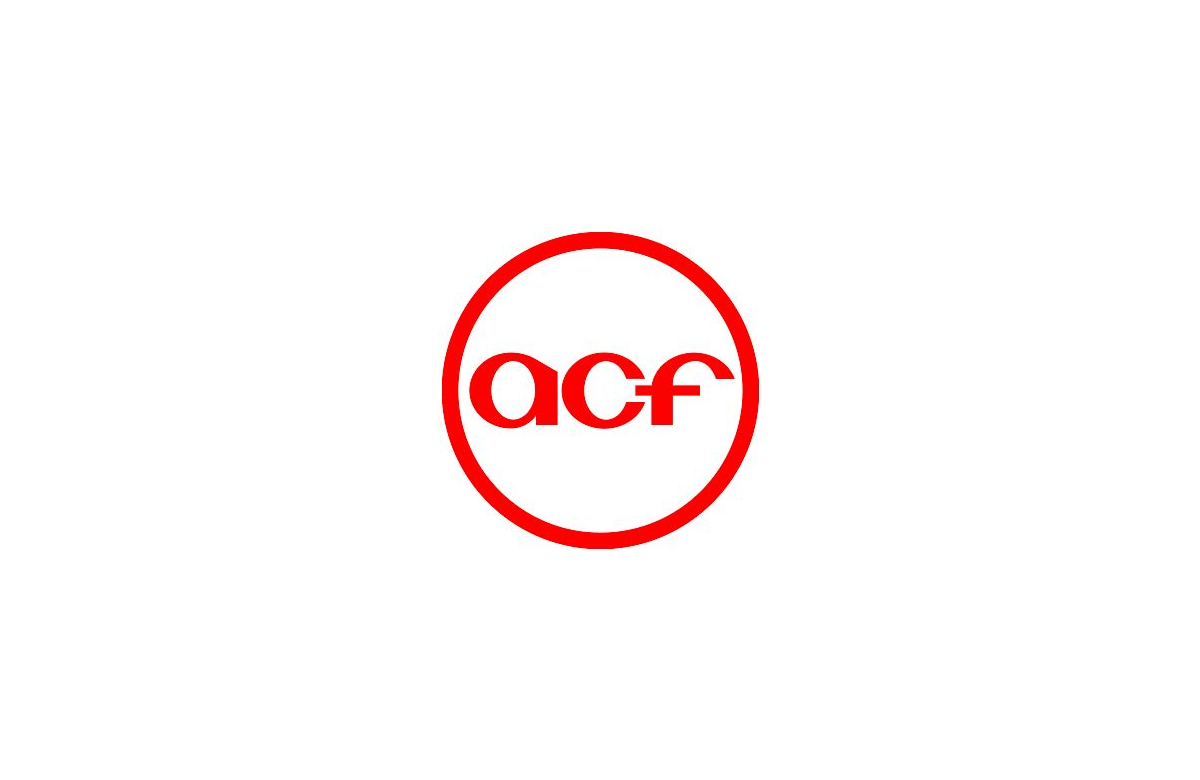 American Car and Foundry manufacturer logo.