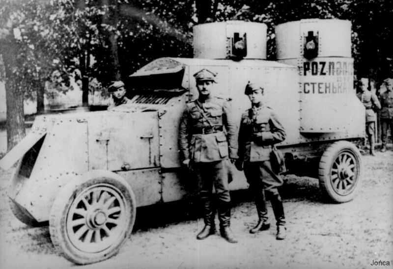 Austin-Putilovets «Poznańczyk» near Bobruysk, 1920.
