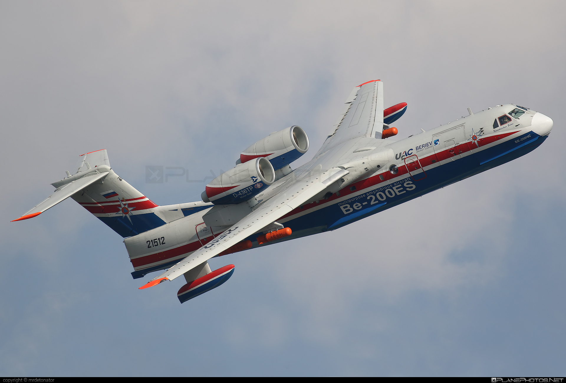 21512 - Beriev Be-200ChS operated by Beriev Aircraft Company taken by.