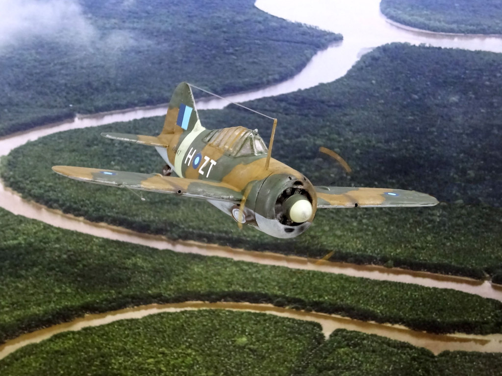 1:72 Brewster B-339E ‘Buffalo’ Mk. I; aircraft “ZT-H (W614… | Flickr.