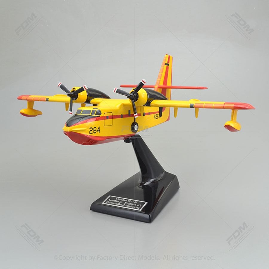 Canadair CL-215 Model Airplane | Factory Direct Models.
