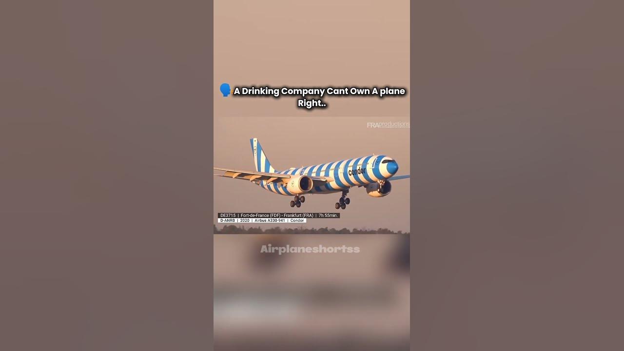 A drinking company cant own planes Right..... #airplane #aviation #.