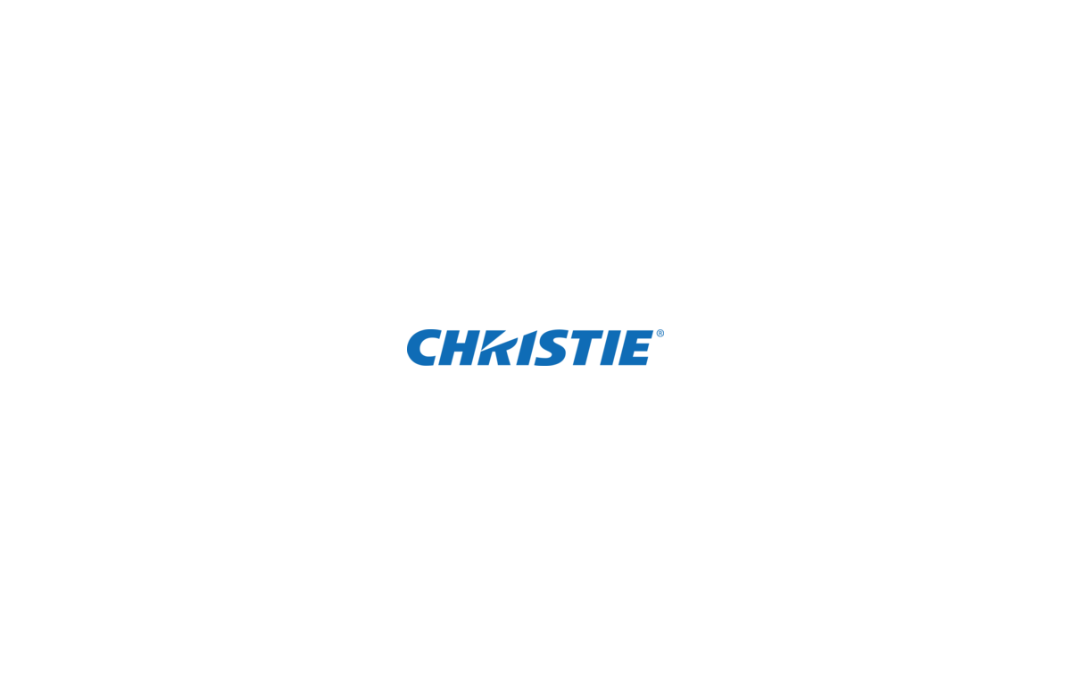 Christie manufacturer logo.