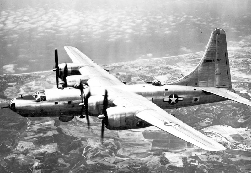 Consolidated B-32 Dominator Four-Engined Heavy Bomber Aircraft.