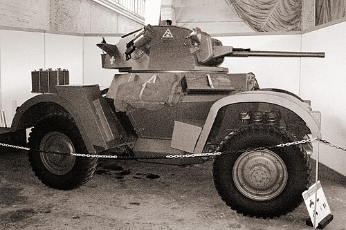 Ferret armoured car.