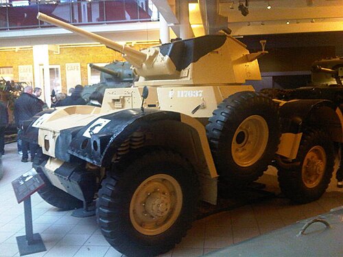 Ferret armoured car.