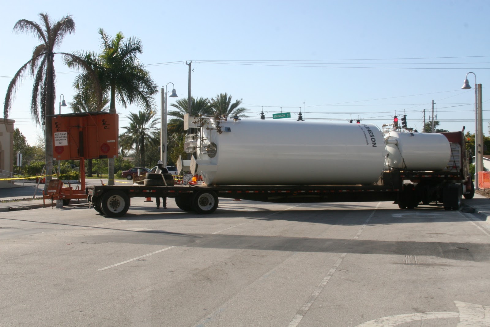 Tri-Gas Fueling the Joe DiMaggio Children's Hospital, Feb. 26th, 2011.