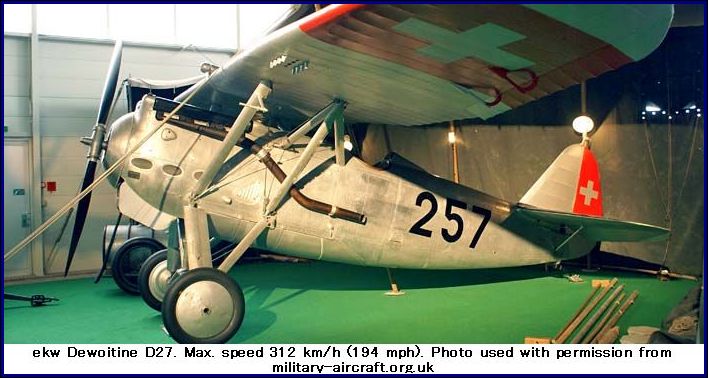 Dewoitine Airplane Photos.