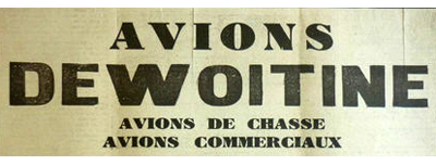 Dewoitine company logo.