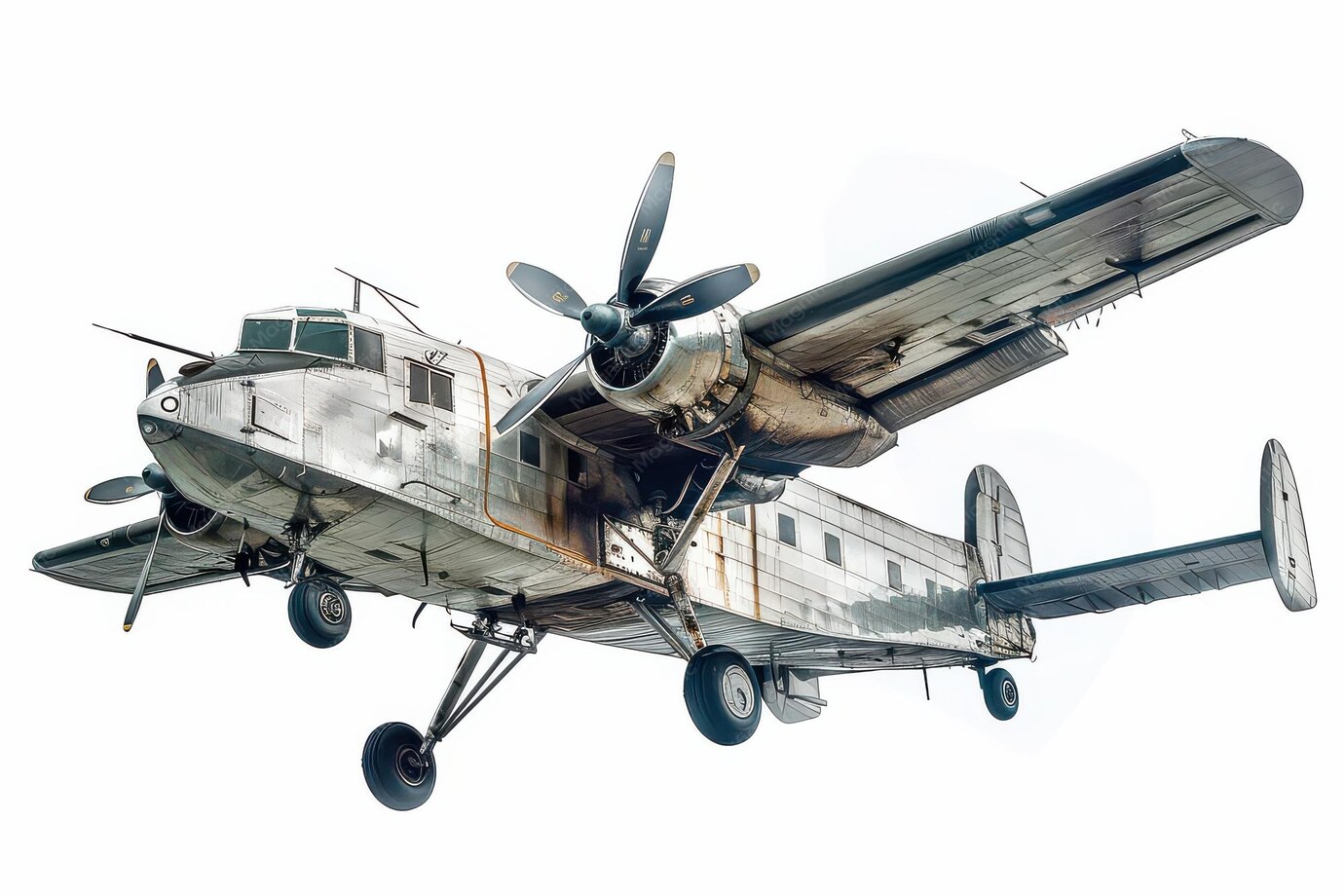 Dornier Airplane Isolated In Transparent Background | Premium AI.