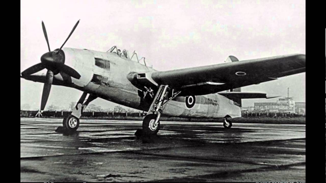 Airplane WW2 RAF Fairey Barracuda - WW2 RAF Aeroplano Fairey Barracuda.