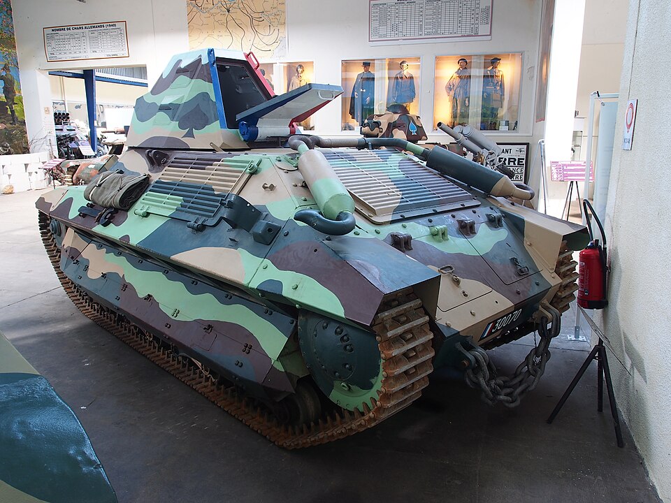 1935 Forges et Chantiers de la Méditerranée FCM 36, Tanks in the Musée des Blindés, France, pic-10.
