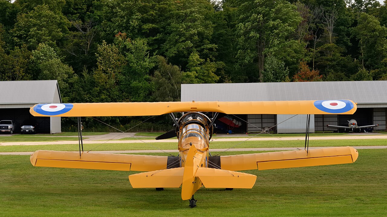 Fleet 16B Finch WWII trainer.