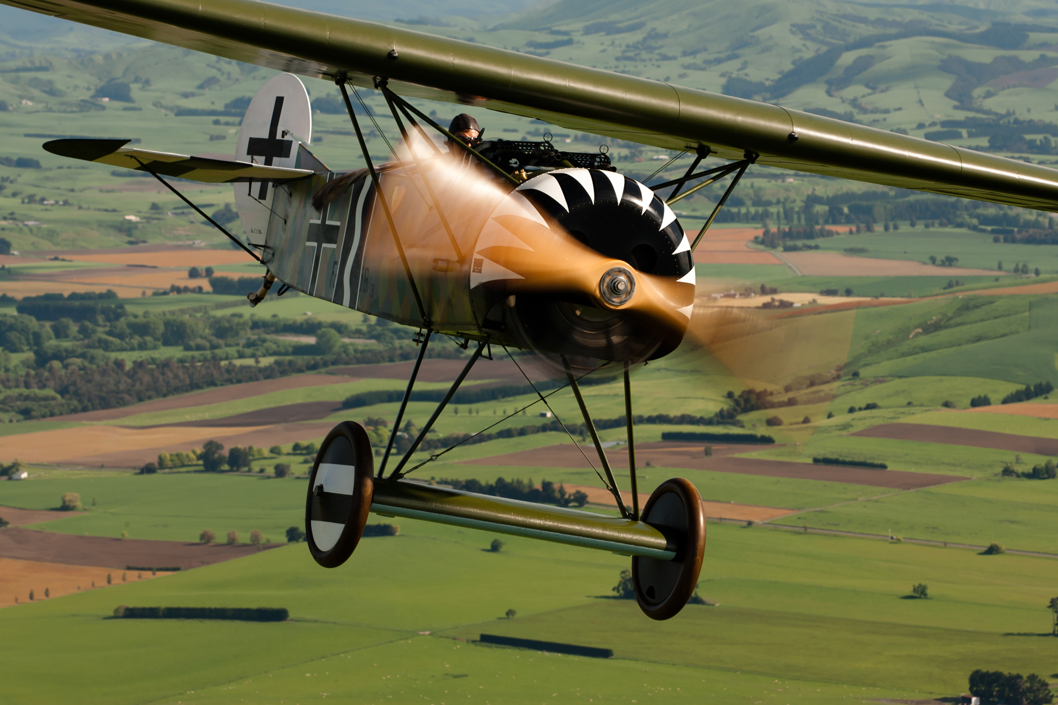 FOKKER DVIII - in flight | The Vintage Aviator.