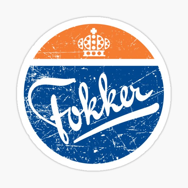 Fokker company logo.