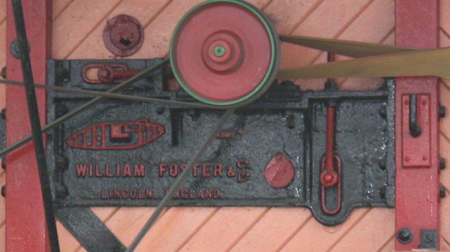 William Foster tank logo casting.