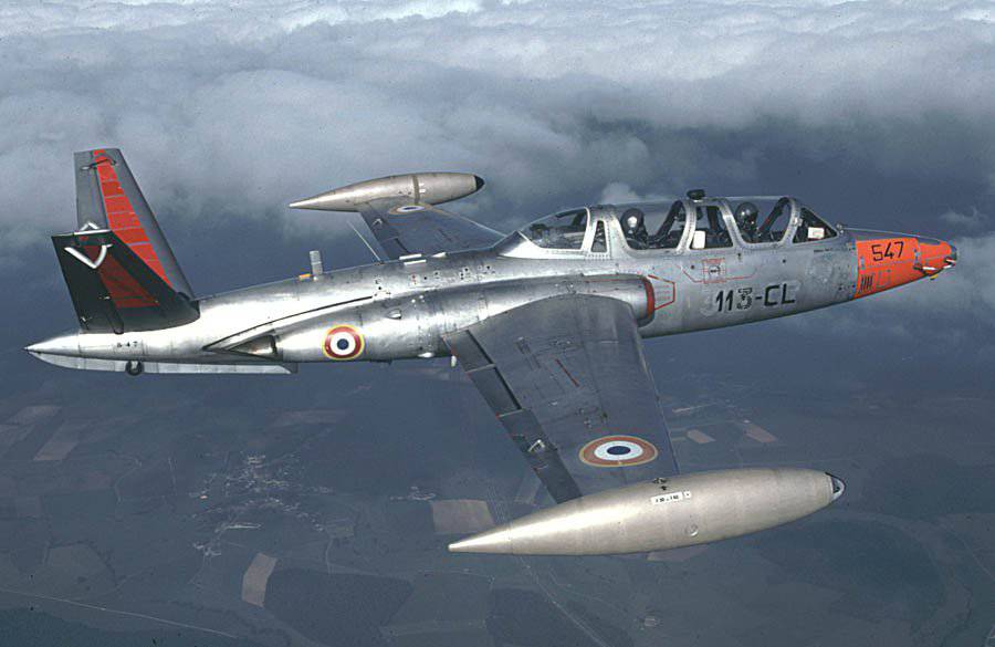 aircraft, Army, French, Jet, Military, Fouga, Magister, Trainer.