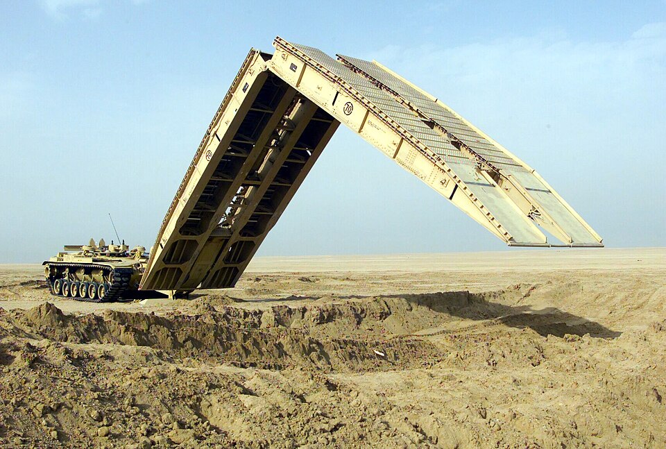 M60A1 Armored Vehicle Landing Bridge.